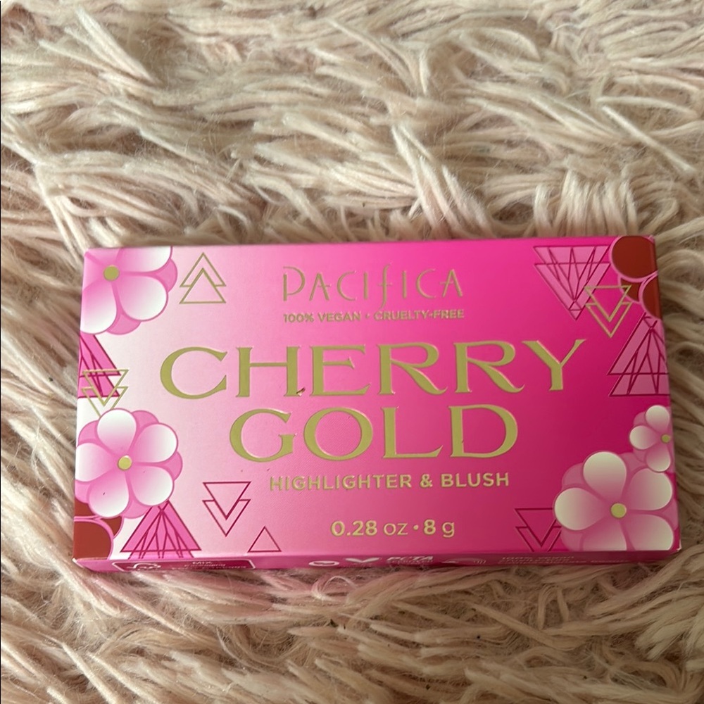 Pacifica Cherry Gold Highlighter & Blush - Pink